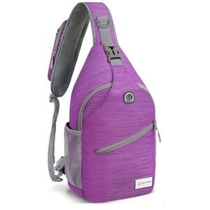 ZOMAKE Sling Bag,Small Crossbody Sling Backpack,Water Resistant Shoulder Daypack